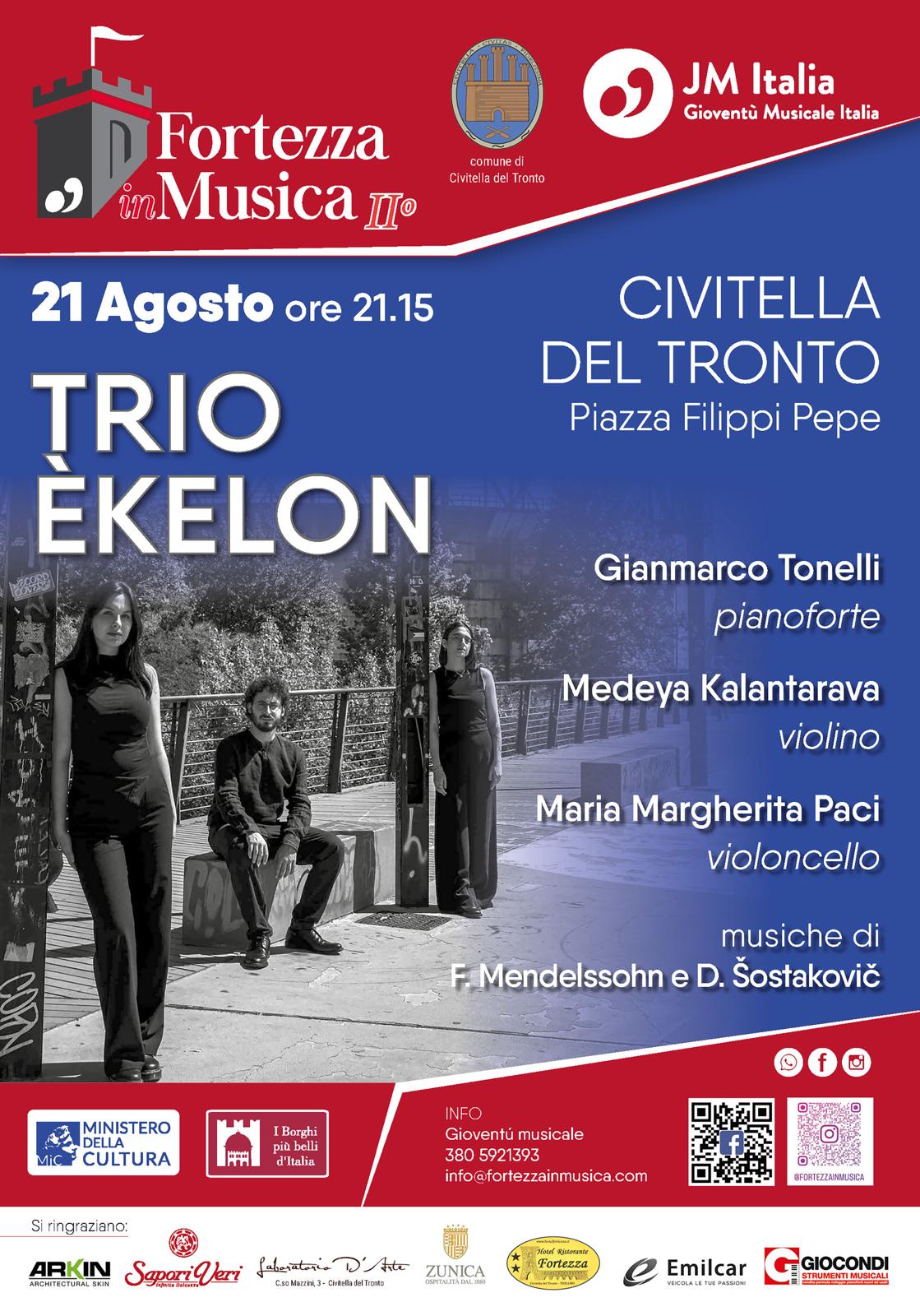 Trio Èkelon – da Mendelssohn a Šostakovič